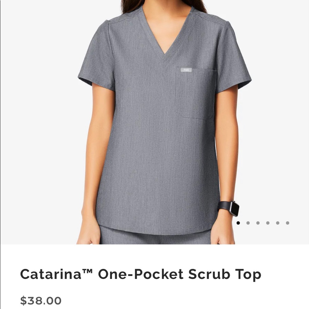 X-Small Catarina One Pocket Scrub Top